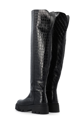 Medina x Bianco, Kall over knee boots, Black